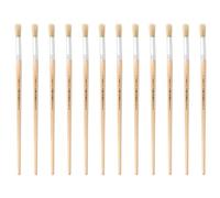 INNSPIRO Boîte de 12 pinceaux en Poils Ronds à Manche Long nº18