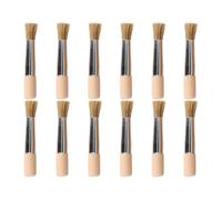 INNSPIRO Boîte de 12 pinceaux Ronds en Poils purs pour Pochoir, nº02