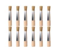 INNSPIRO Boîte de 12 pinceaux Ronds en Poils purs pour Pochoir, nº04