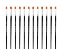 INNSPIRO Boîte de 12 pinceaux synthétiques Langue de Chat nº10