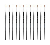 INNSPIRO Boîte de 12 pinceaux synthétiques Ronds nº00