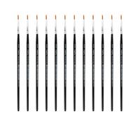 INNSPIRO Boîte de 12 pinceaux synthétiques Ronds nº000