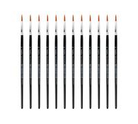 INNSPIRO Boîte de 12 pinceaux synthétiques Ronds nº10