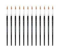 INNSPIRO Boîte de 12 pinceaux synthétiques Ronds nº14