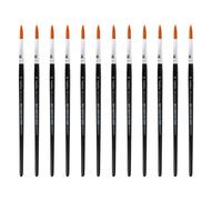 INNSPIRO Boîte de 12 pinceaux synthétiques Ronds nº16