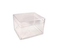 INNSPIRO Boîte en plastique rectangulaire transparente 9 x 6,5 x 6 cm.