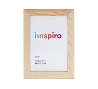 INNSPIRO Cadre en pin massif avec dos 2 cm. moulure 10 x 15 cm, bois non traité, naturel, pour travaux manuels, décorer et personnaliser