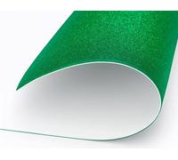 INNSPIRO Caoutchouc EVA vert film paillettes feuilles 20 x 30 cm x 2 mm. 5u.