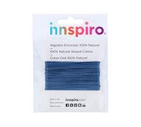INNSPIRO Cordon Coton ciré Fin Bleu Royal 3,0 mm. 2,5 m.