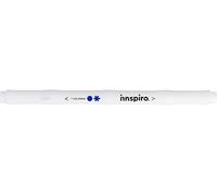 INNSPIRO Feutre couleur double pointe bleue 0,4 mm./0,8 mm environ.
