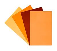 INNSPIRO Lot de 4 Feuilles de Caoutchouc EVA d'automne adhésives 20 x 30 cm x 2 mm, Couleurs aléatoires, 20x30 cm