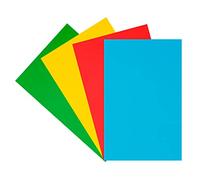 INNSPIRO Lot de 4 Lattes en Caoutchouc EVA Basiques 20 x 30 cm x 2 mm, Acrylique, Couleurs aléatoires, 20x30 cm