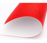 INNSPIRO Lot de 5 feuilles de film de paillettes en mousse EVA rouge 20 x 30 cm x 2 mm.
