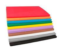 INNSPIRO Maxi Pack Scolaire 100 Feuilles EVA Assortiment de 10 Couleurs 20 x 30 cm x 1 mm 0