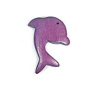 INNSPIRO Pendentif bois dauphin ciré violet 20 x 30 mm 50 u.