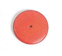 INNSPIRO Pendentif bois disque ciré rouge diam. 20 mm 100 u.