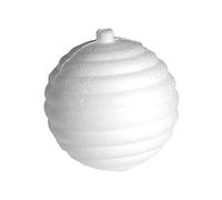INNSPIRO Pendentif boule râpée horizontale de porex 8 x 8,5 cm. Sac suspendu 4u.