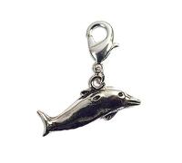 INNSPIRO Pendentif métallique NICE CHARMS dauphin avec mousqueton 23 x 10 mm. 25u., 24x25mm., Métal, Pas de gemme