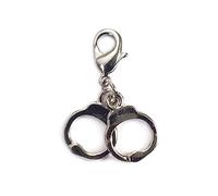 INNSPIRO Pendentif métallique NICE CHARMS menottes avec mousqueton 11 x 15 mm. 25u., 14x13mm., Métal, Pas de gemme