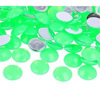 INNSPIRO Pierres décoratives acryliques cercle vert fluor 18 mm. 200 u.Env.