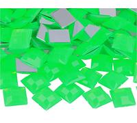 INNSPIRO Pierres décoratives en acrylique carré vert fluor 16 x 16 mm. 500 u.Env.