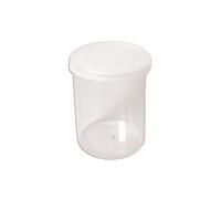 INNSPIRO Pot en plastique rond avec couvercle 4,5 x 6 cm.