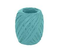 INNSPIRO Raphia en papier bleu 4 mm x 30 m, pour travaux manuels, cadeaux et décorations