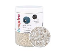 INNSPIRO Rocaille en verre rond argenté 2,3 mm. 500 gr. env. N9