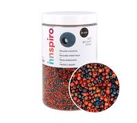 INNSPIRO Rocaille en Verre Rond Brillant métallique mélange 2,3 mm. 10/0 500 GR.