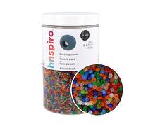 INNSPIRO Rocaille en verre rond glaçage mélange 2,3 mm. 10/0 500gr.