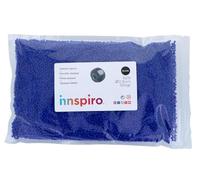 INNSPIRO Rocaille en verre rond opaque bleu marine 2,3 mm - 500 g - Sac pour création de bracelets et colliers - Idéal pour l'artisanat et la fabrication de bijoux pour enfants - Perles graines.