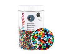 INNSPIRO Rocaille en verre rond opaque mélange 2,3 mm. 10/0 500gr.