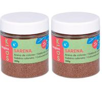 INNSPIRO Sable de couleur cuivre 100 gr, pour décoration et artisanat (Lot de 2)