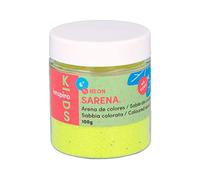 INNSPIRO Sable de couleur fluo jaune 100 gr, pour décoration et artisanat