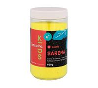 INNSPIRO Sable de couleur fluo jaune 600 gr, pour décoration et l'artisanat