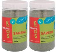 INNSPIRO Sable de couleur gris clair 600 gr, pour décoration et artisanat (Lot de 2)