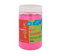 INNSPIRO Sable de couleur neon rose 600 gr, pour décoration et artisanat