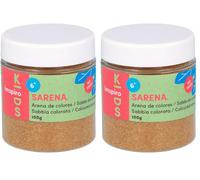 INNSPIRO Sable de couleur or 100 gr, pour décoration et artisanat (Lot de 2)