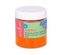 INNSPIRO Sable de couleur orange 100 gr, pour décoration et artisanat