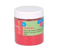 INNSPIRO Sable de couleur rouge doux 100 gr, pour décoration et artisanat