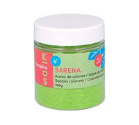 INNSPIRO Sable de couleur vert acide 100 gr, pour décoration et artisanat
