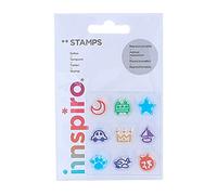 INNSPIRO Set de tampons acryliques Transport et autres 5,3 x 6 cm.