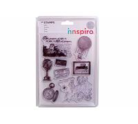 INNSPIRO- Tampons acryliques, 17330, Transparent, Pequeño