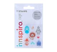 INNSPIRO - Tampons Acryliques, Couleur Transparente, Petit (17315)