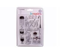 INNSPIRO - Tampons Acryliques, Couleur Transparente, Petit (17331)