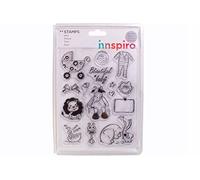 INNSPIRO - Tampons Acryliques, Couleur Transparente, Petit (17343)