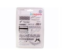INNSPIRO - Tampons Acryliques, Couleur Transparente, Petit (17348)