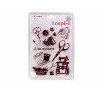 INNSPIRO - Tampons Acryliques, Couleur Transparente, Petit (17358)