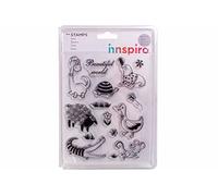 INNSPIRO - Tampons acryliques, Couleur Transparente, Petit (17364)