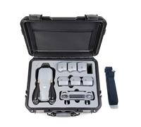 INNVO Étui rigide étanche pour DJI Air 3/3S Fly More Combo - Étui antichoc avec poche en maille pour accessoires - Mousse sur mesure pour contrôleurs de drones, composants de batteries et chargeur de